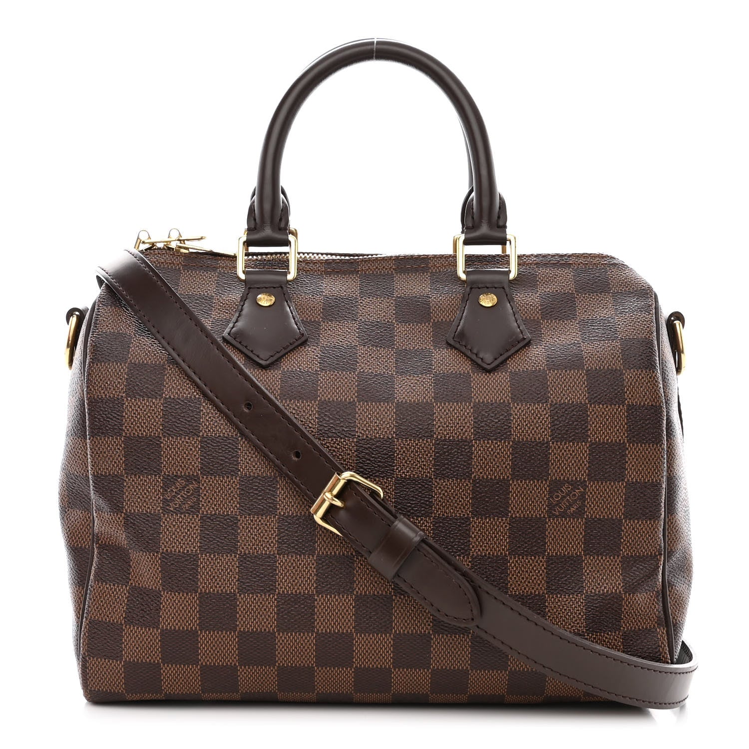 Louis Vuitton Damier Ebene Speedy Bandouliere 25 1 of 10