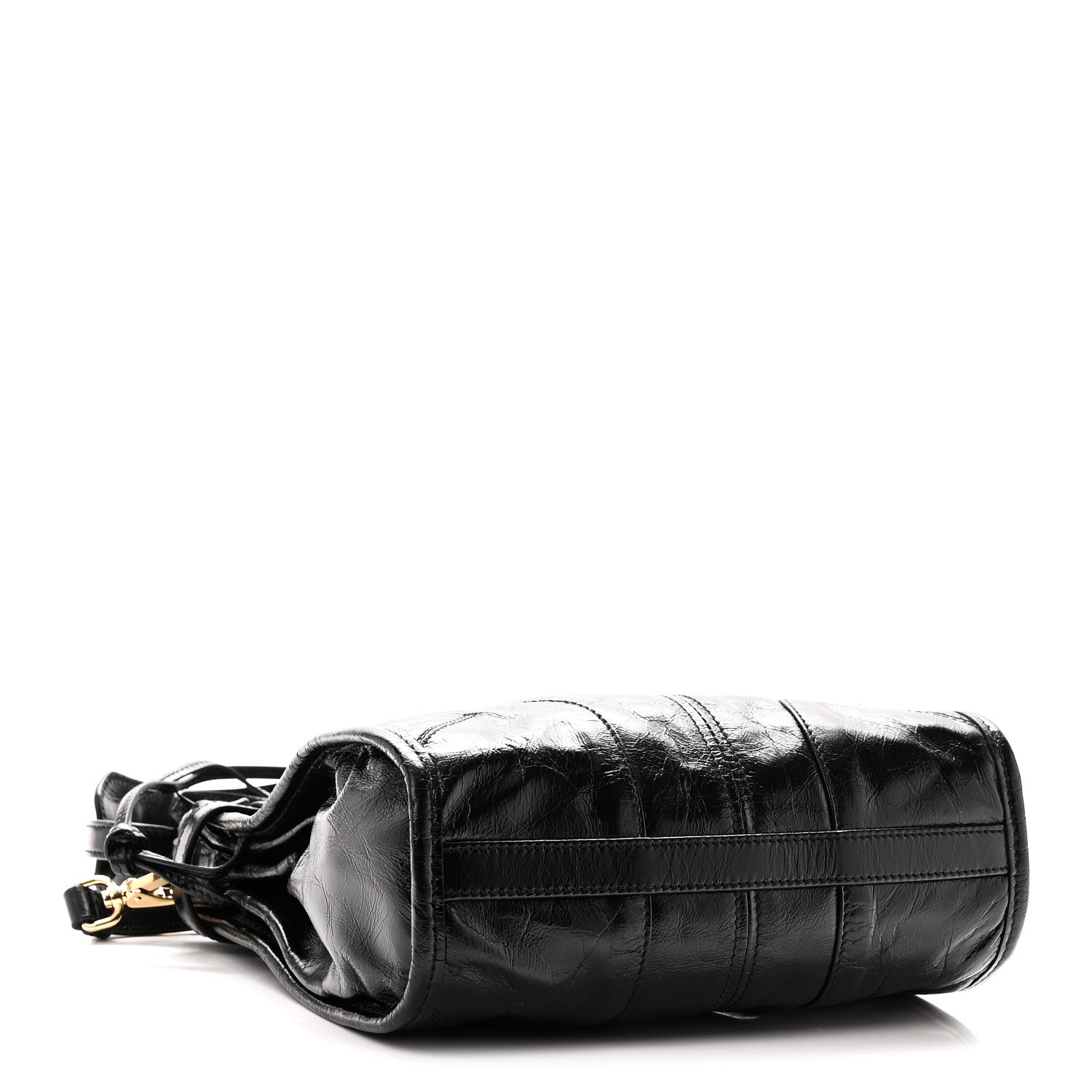 Prada Soft Lux Calfskin Mini Bonnie Black 4 of 9