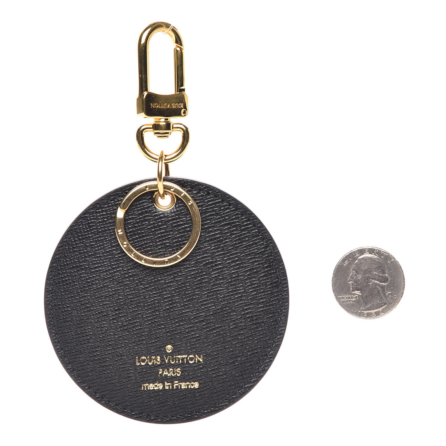 Louis Vuitton Monogram Blossom Bag Charm Key Holder Black 2 of 4