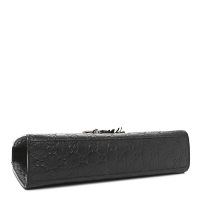 Gucci Guccissima Medium Emily Chain Shoulder Bag Black 4 of 11