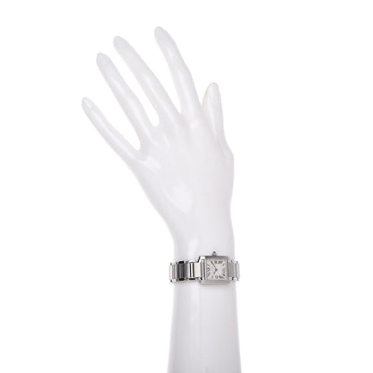 Cartier Stainless Steel 20mm Tank Francaise Quartz Watch 2 of 9