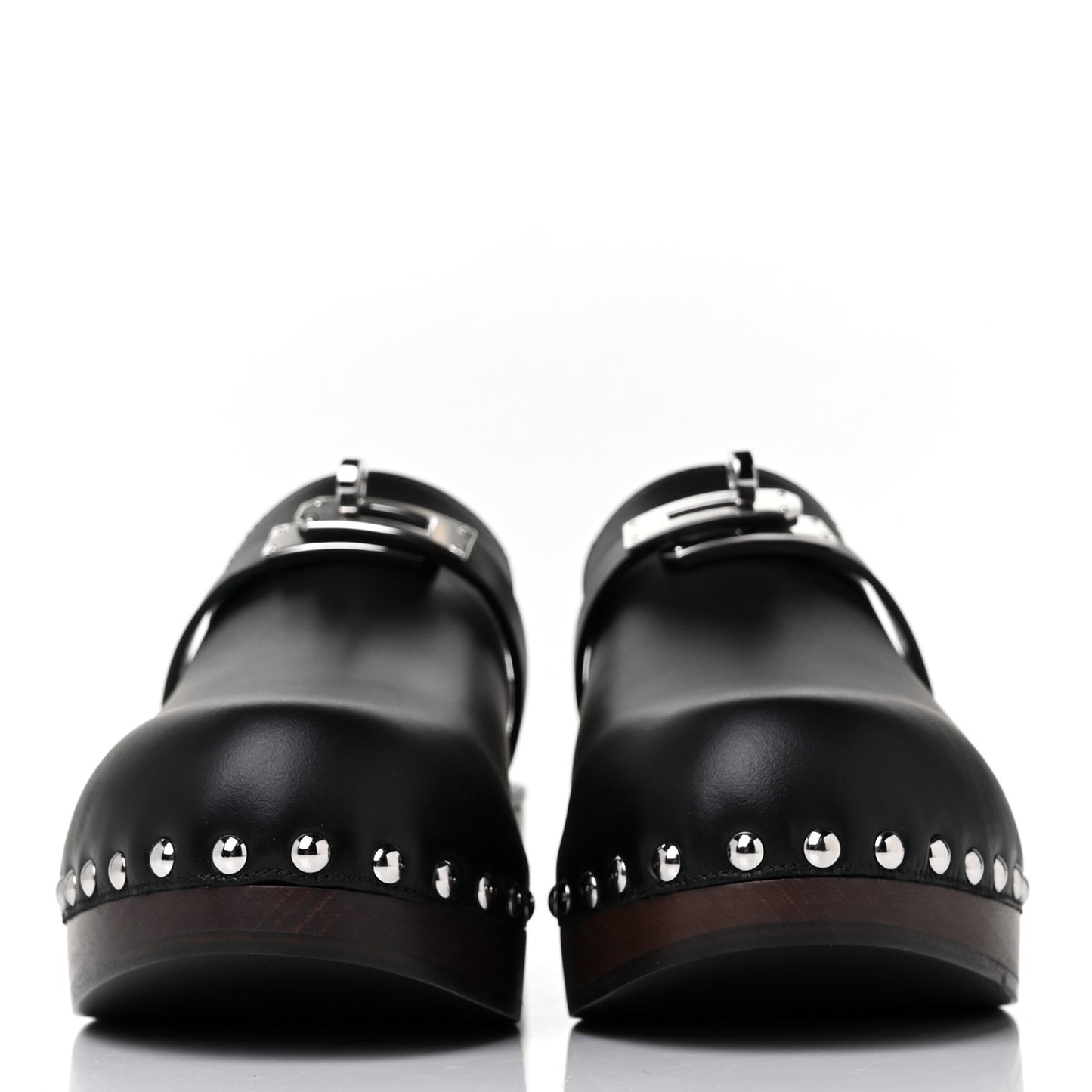 Calfskin Carlotta Mules 37 Black