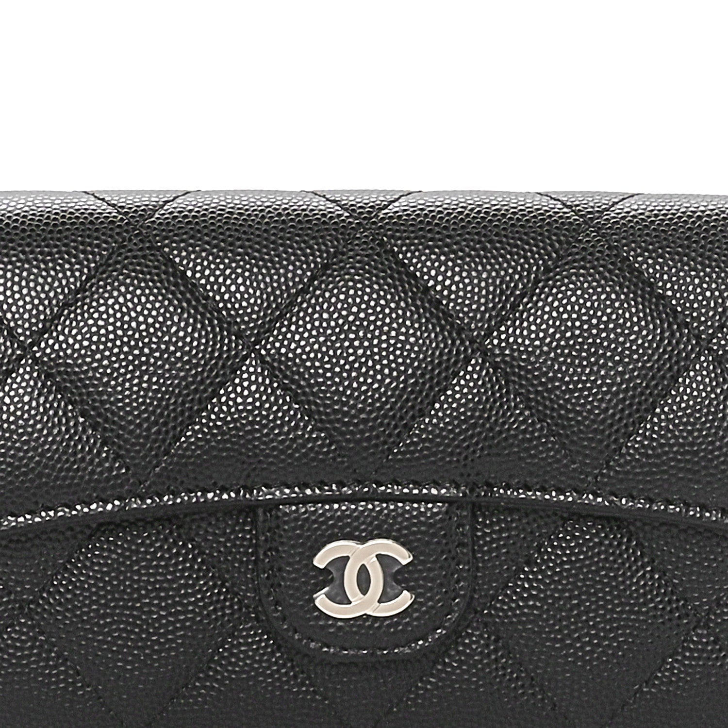 Chanel Caviar Quilted Medium Flap Wallet Black 5 of 11