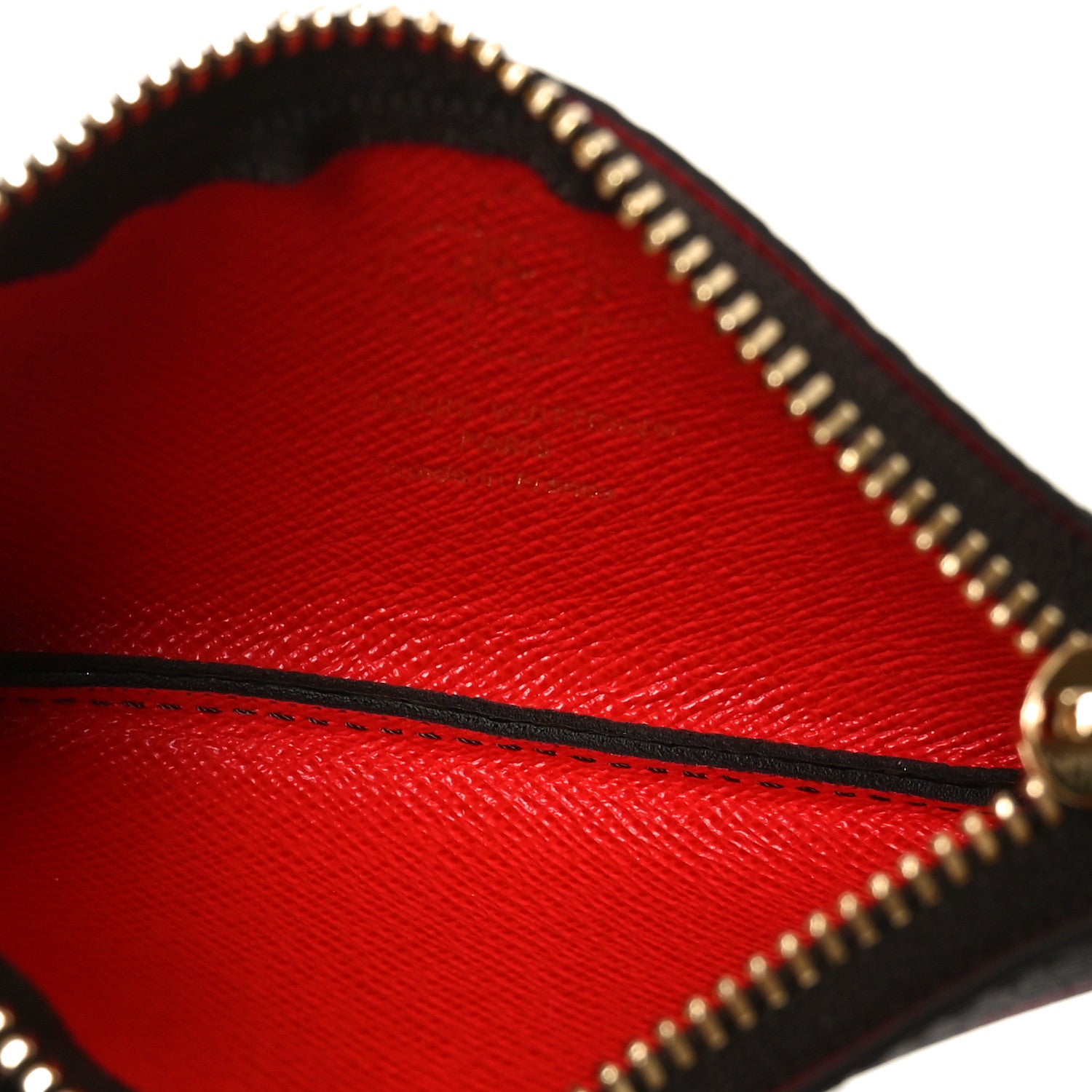 Louis Vuitton Monogram 2024 Christmas Animation Candy Factory Key Pouch Candy Red 5 of 7