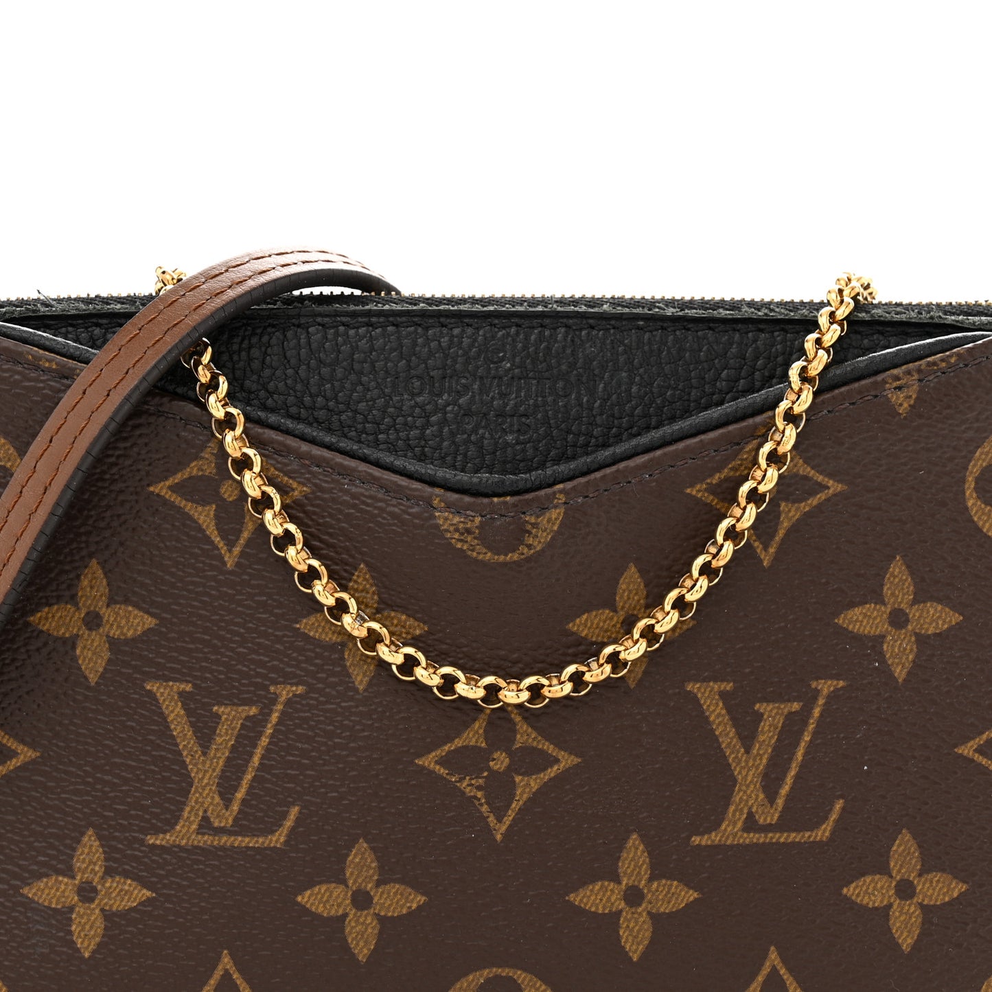 Monogram Pallas Clutch Black
