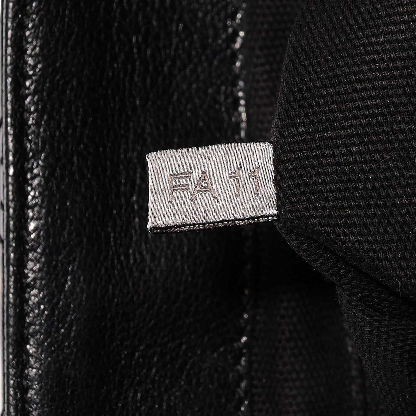 Lacquered Lambskin The XL Single Flap Black