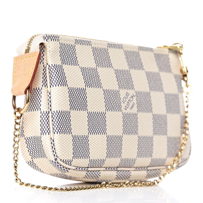 Louis Vuitton Damier Azur Mini Pochette Accessories 3 of 10