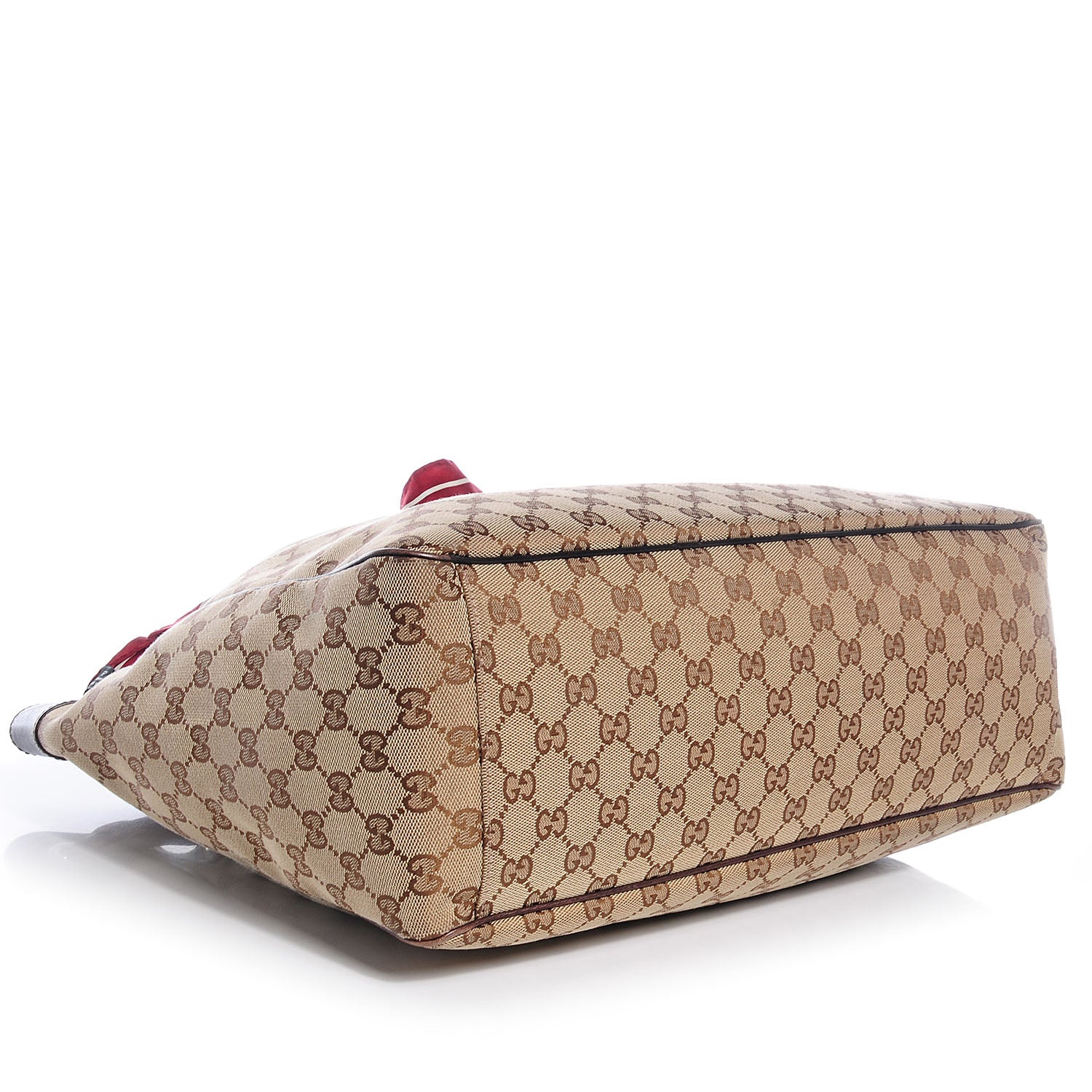 Gucci Monogram Large Positano Tote Brown 4 of 7