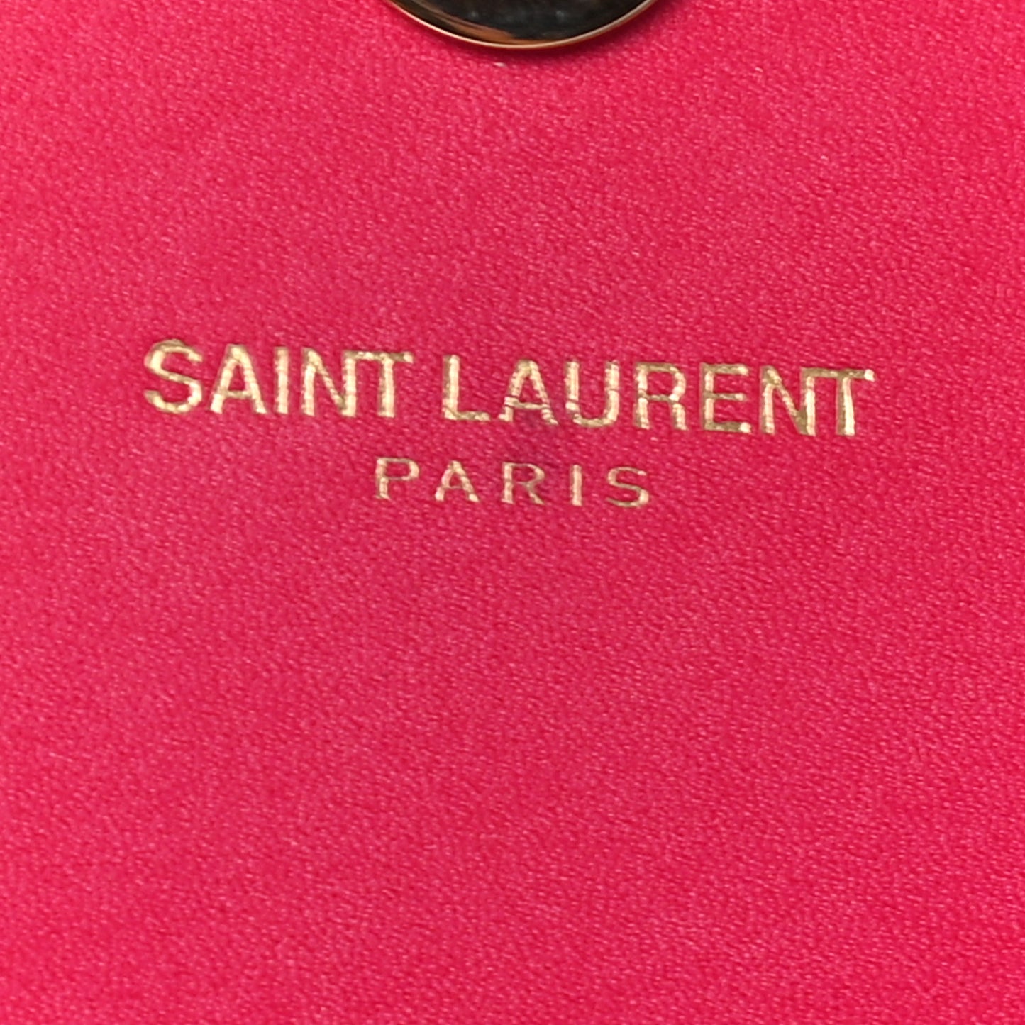 Calfskin Classic Monogram Cassandre Clutch Lipstick Fuchsia
