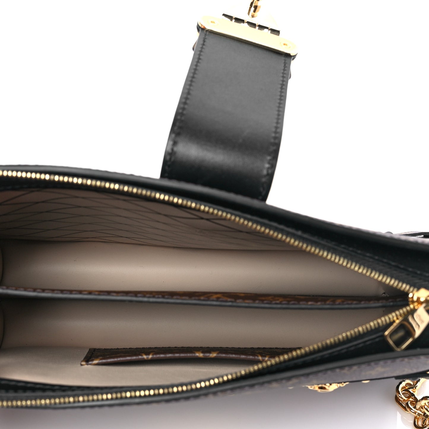 Reverse Monogram Trunk Clutch