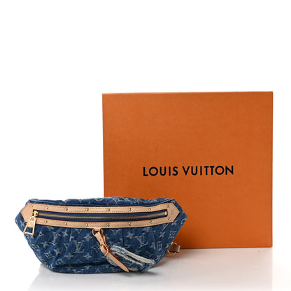 Louis Vuitton Monogram Denim High Rise Bumbag Blue 9 of 9