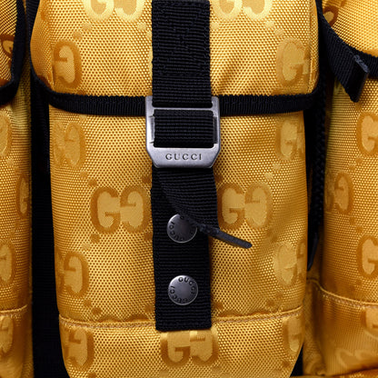Gucci Econyl Nylon Monogram Off The Grid Utility Pocket Backpack Crop Black 11 of 14