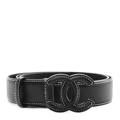 Chanel Calfskin CC Belt 85 34 Black 1 of 7