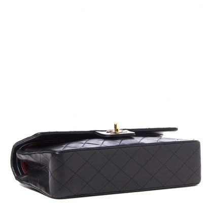 Chanel Lambskin Quilted Medium Double Flap Black 3 of 9