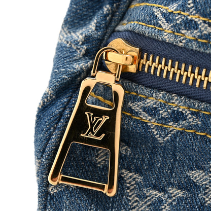 Louis Vuitton Monogram Denim Papillon Denim Blue 11 of 12