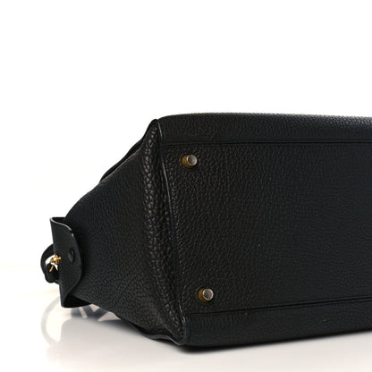 Celine Bullhide Calfskin Small Ring Bag Black 8 of 15