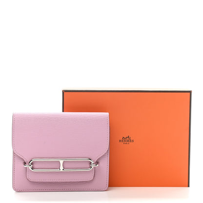 Hermes Chevre Mysore Roulis Slim Wallet Mauve Sylvestre 10 of 10