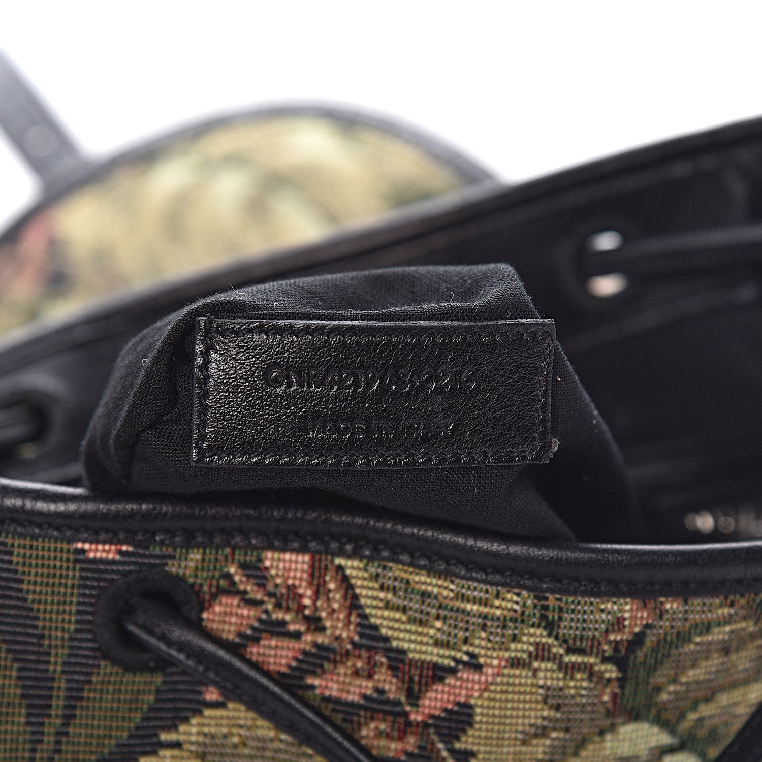 Saint Laurent Canvas Floral Print Festival Backpack Black 7 of 12