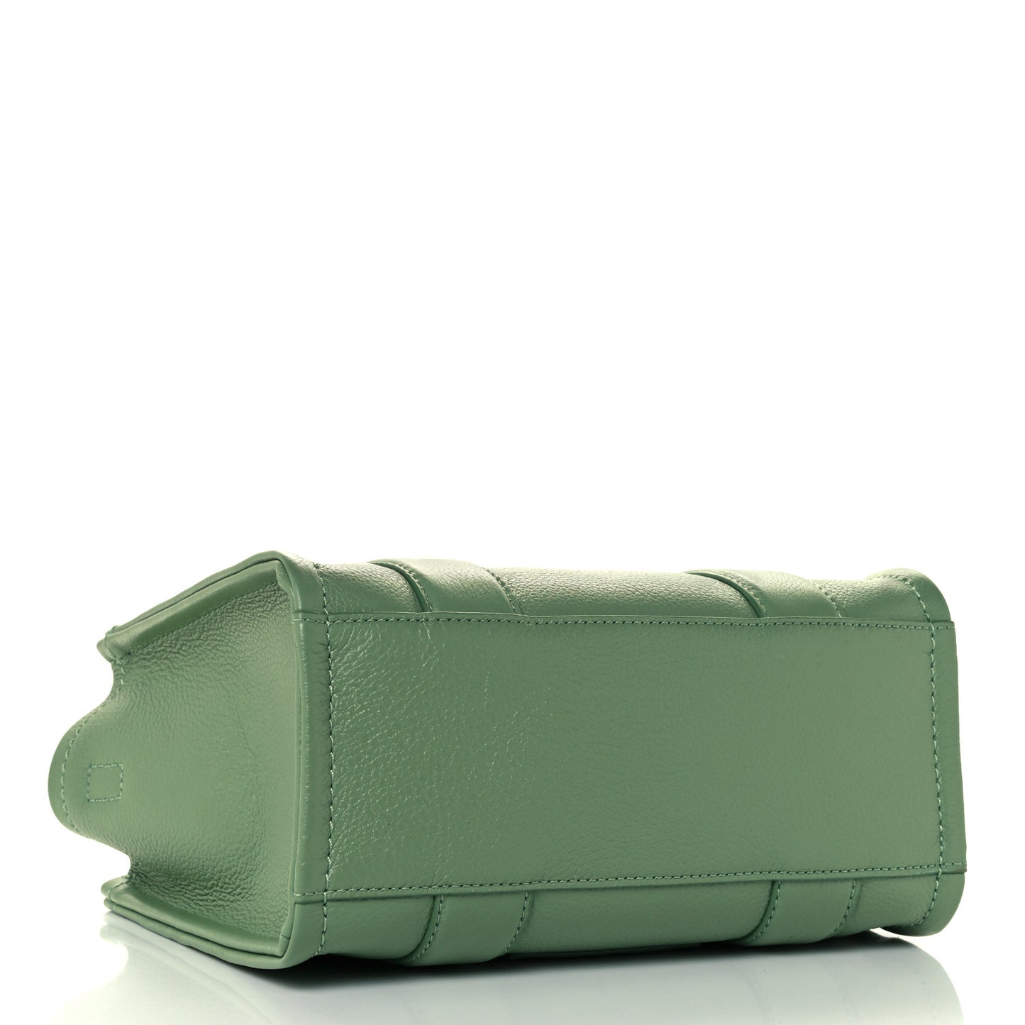 Grained Calfskin Small The Tote Bag Aspen Green