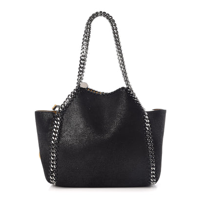 Stella McCartney Shaggy Deer Small Falabella Reversible Tote Black 3 of 9