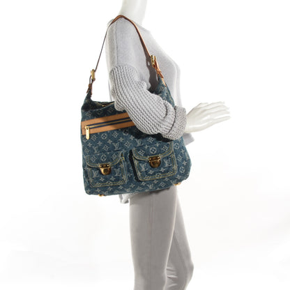 Louis Vuitton Denim Baggy GM Blue 2 of 7