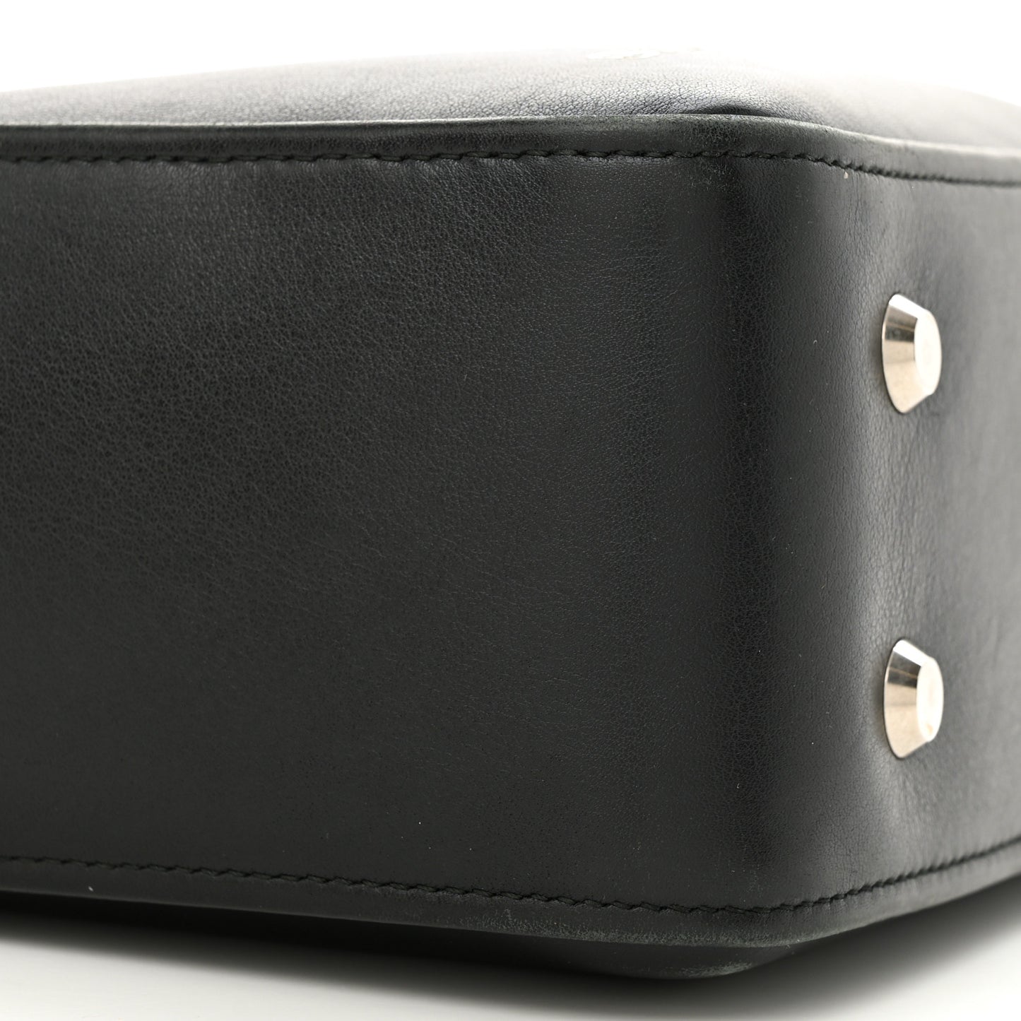 Calfskin S Triangle Duffle Black