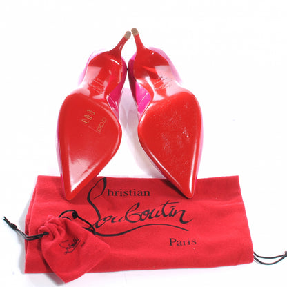 Christian Louboutin Patent Pigalle 85 Pumps 38.5 Grenadine 4 of 4