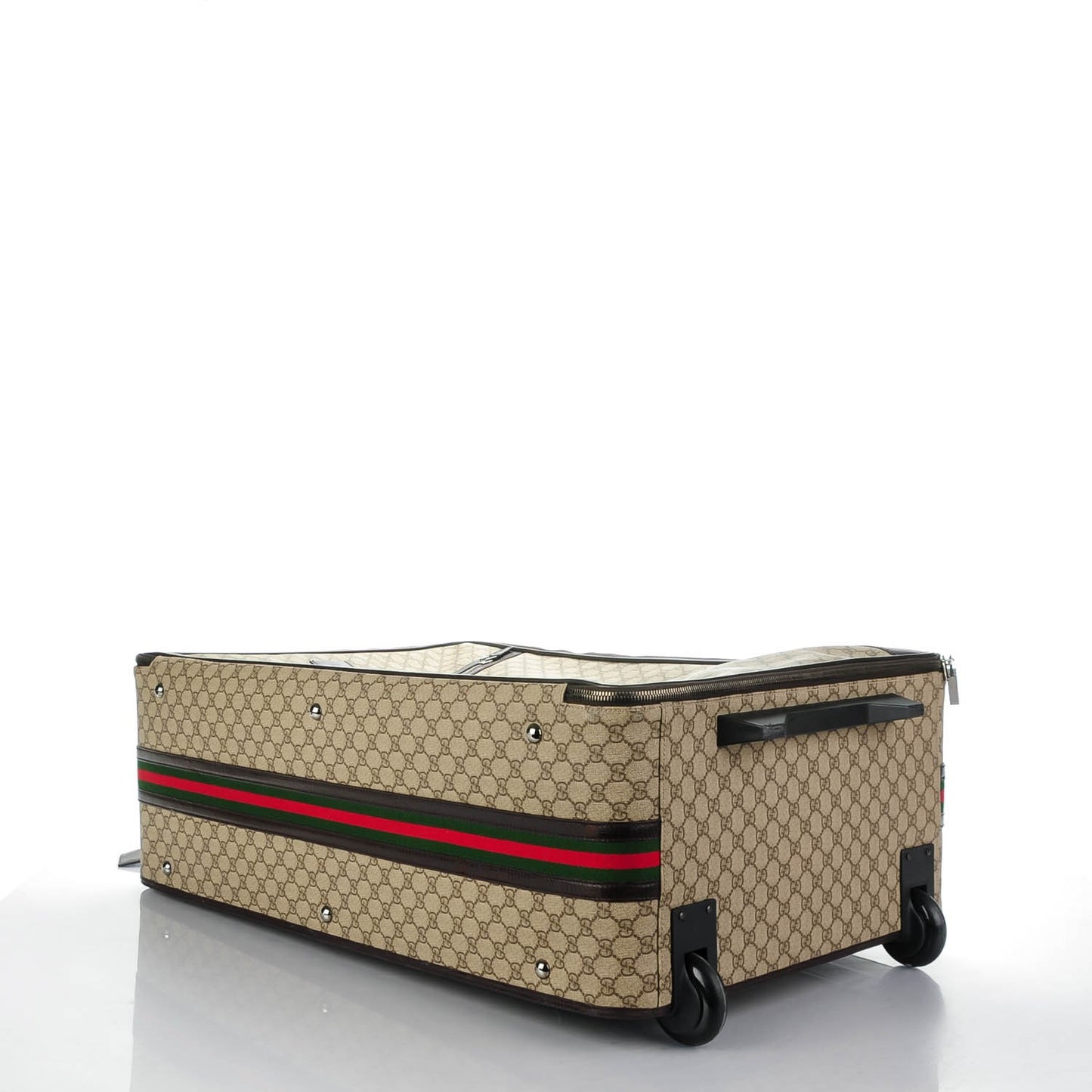 GG Plus Monogram Large Web Trolley Brown