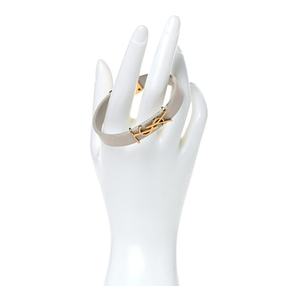 Saint Laurent Calfskin Opyum Bracelet M Crema Soft 2 of 10