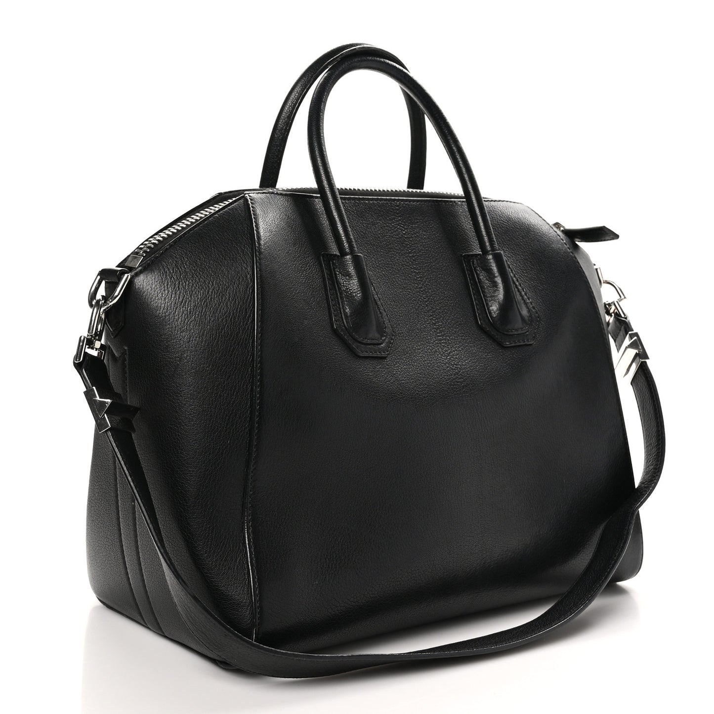 Sugar Goatskin Medium Antigona Black