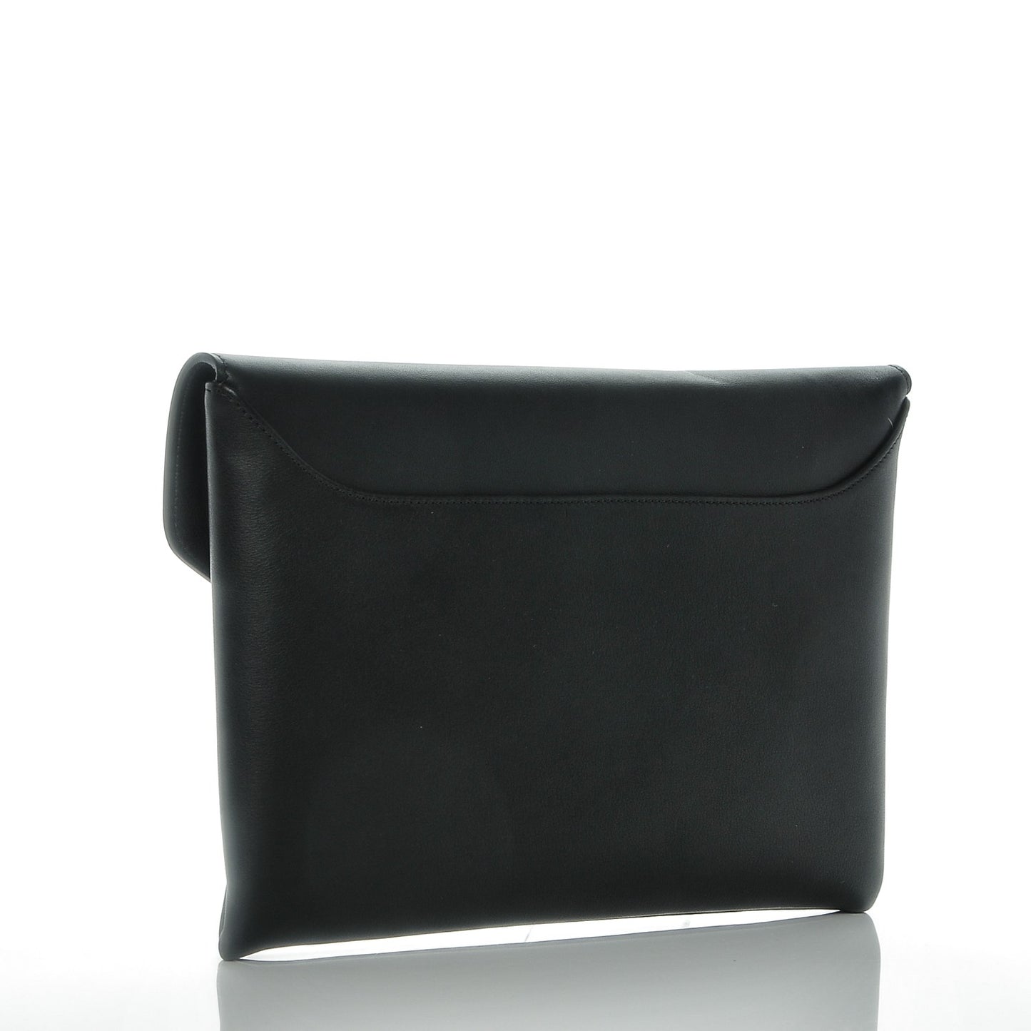 Calfskin Medium Antigona Envelope Clutch Black