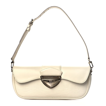 Louis Vuitton Epi Montaigne Clutch Ivory 1 of 10