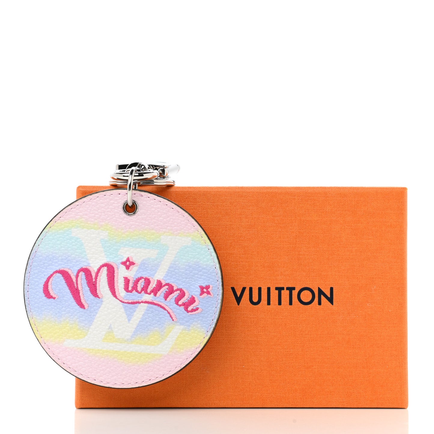 Monogram Escale Miami Bag Charm Key Holder Pastel