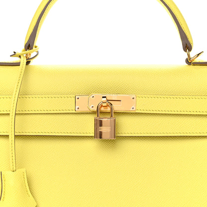 Hermes Epsom Kelly Sellier 32 Soufre 36 of 37