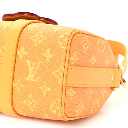 Louis Vuitton Monogram Heritage Keepall Bandouliere 25 Yellow 10 of 10
