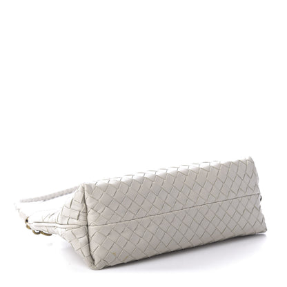 Bottega Veneta Nappa Intrecciato Mini Shoulder Bag Cream 4 of 9