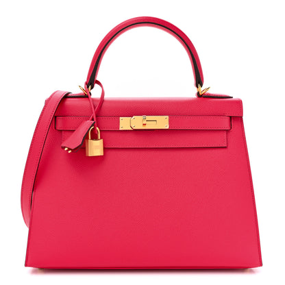 Hermes Epsom Kelly Sellier 28 Rose Extreme 1 of 11