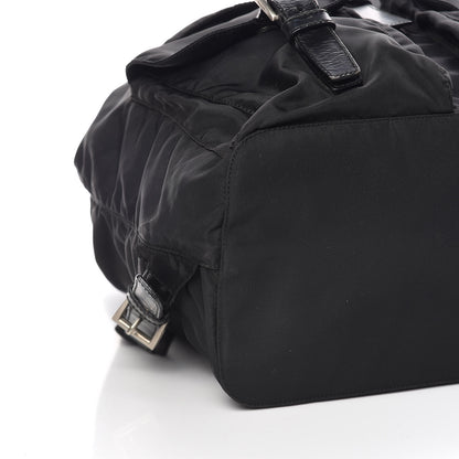 Prada Nylon Vela Medium Backpack Black 5 of 9