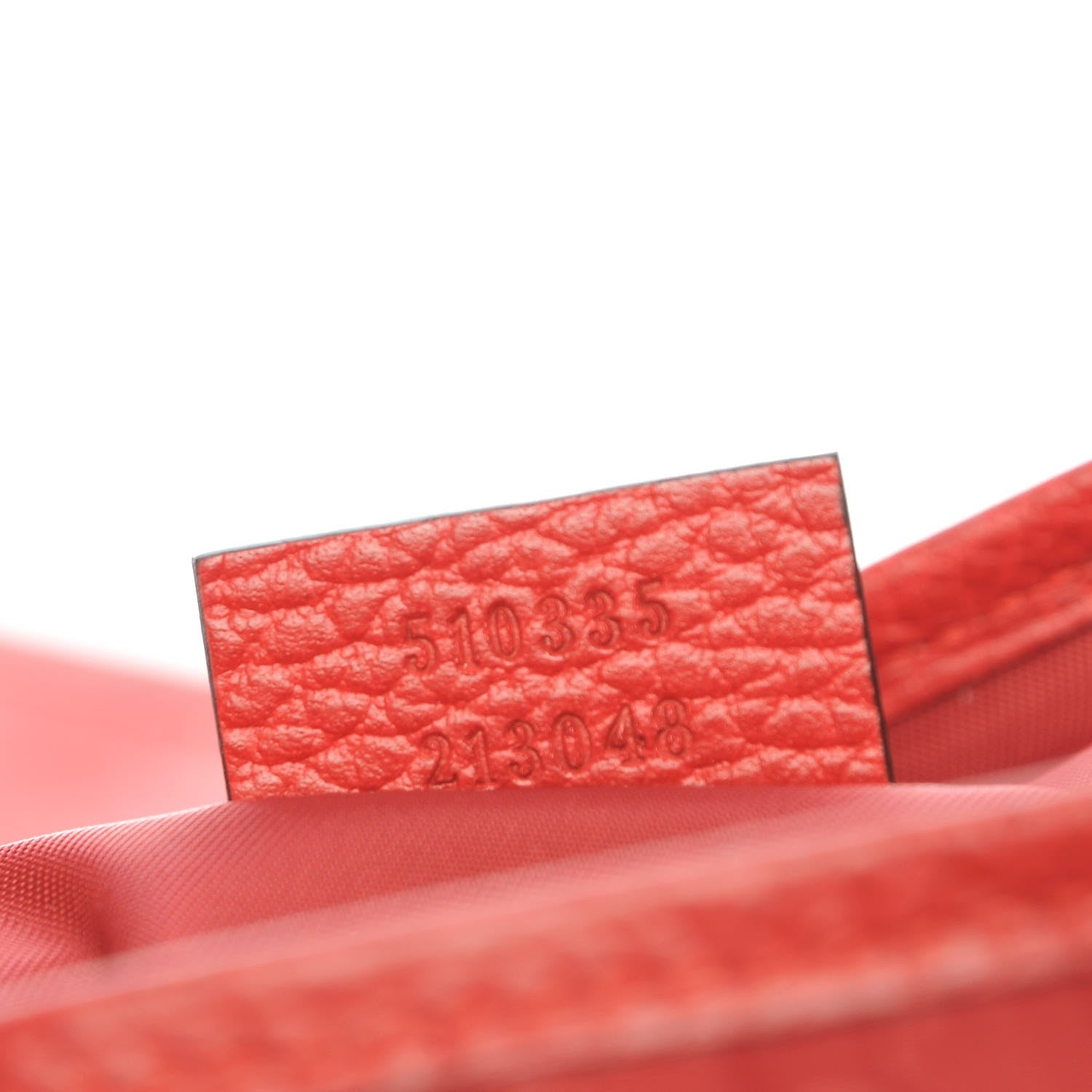 Gucci Nylon Monogram Double Buckle Flap Messenger Bag Vibrant Red 7 of 7