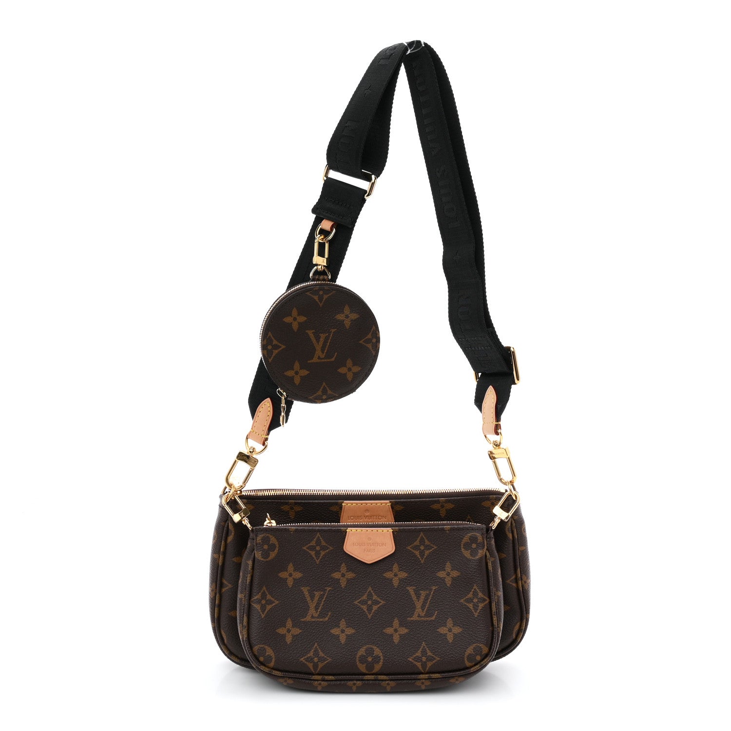 Louis Vuitton Monogram Multi Pochette Accessories Black 1 of 10