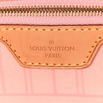 Louis Vuitton Damier Azur Neo Neverfull MM Rose Ballerine 6 of 12