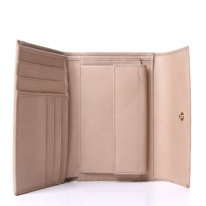 Gucci Calfskin Continental Flap Wallet Beige 4 of 5