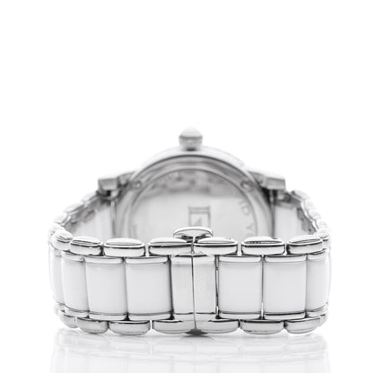 David Yurman Stainless Steel Ceramic Diamond 30mm Classic Quartz Watch White 4 of 8