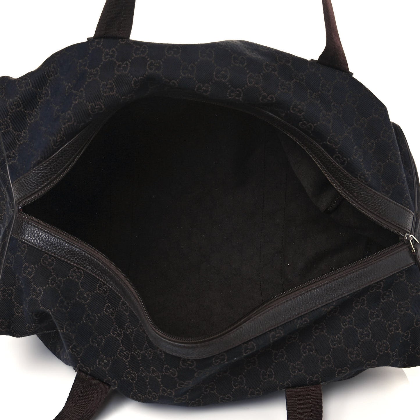 Denim Monogram Large Collapsible Carry On Duffle Bag Brown