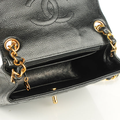 Chanel Caviar Quilted Mini Square Flap Black 5 of 9