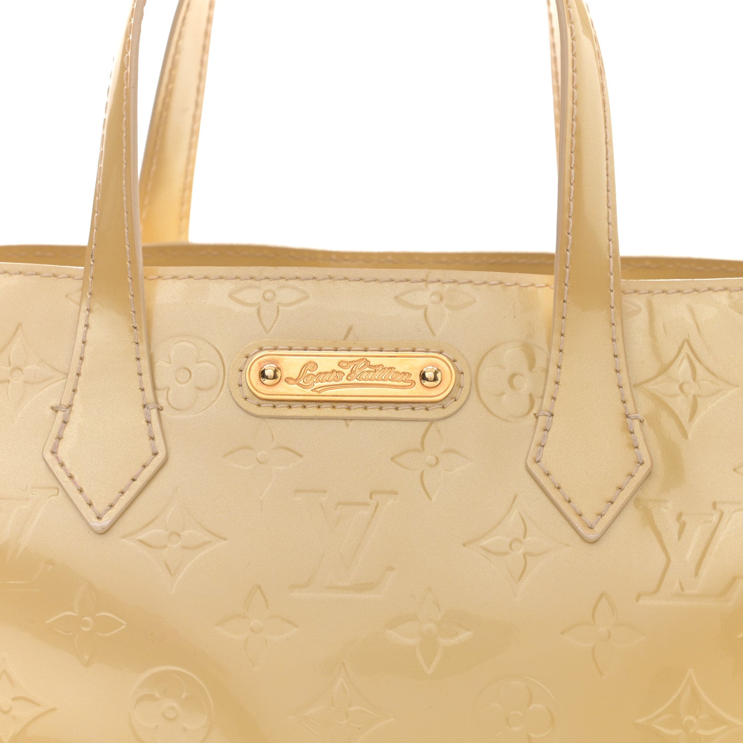 Louis Vuitton Vernis Wilshire PM Blanc Corail 7 of 9