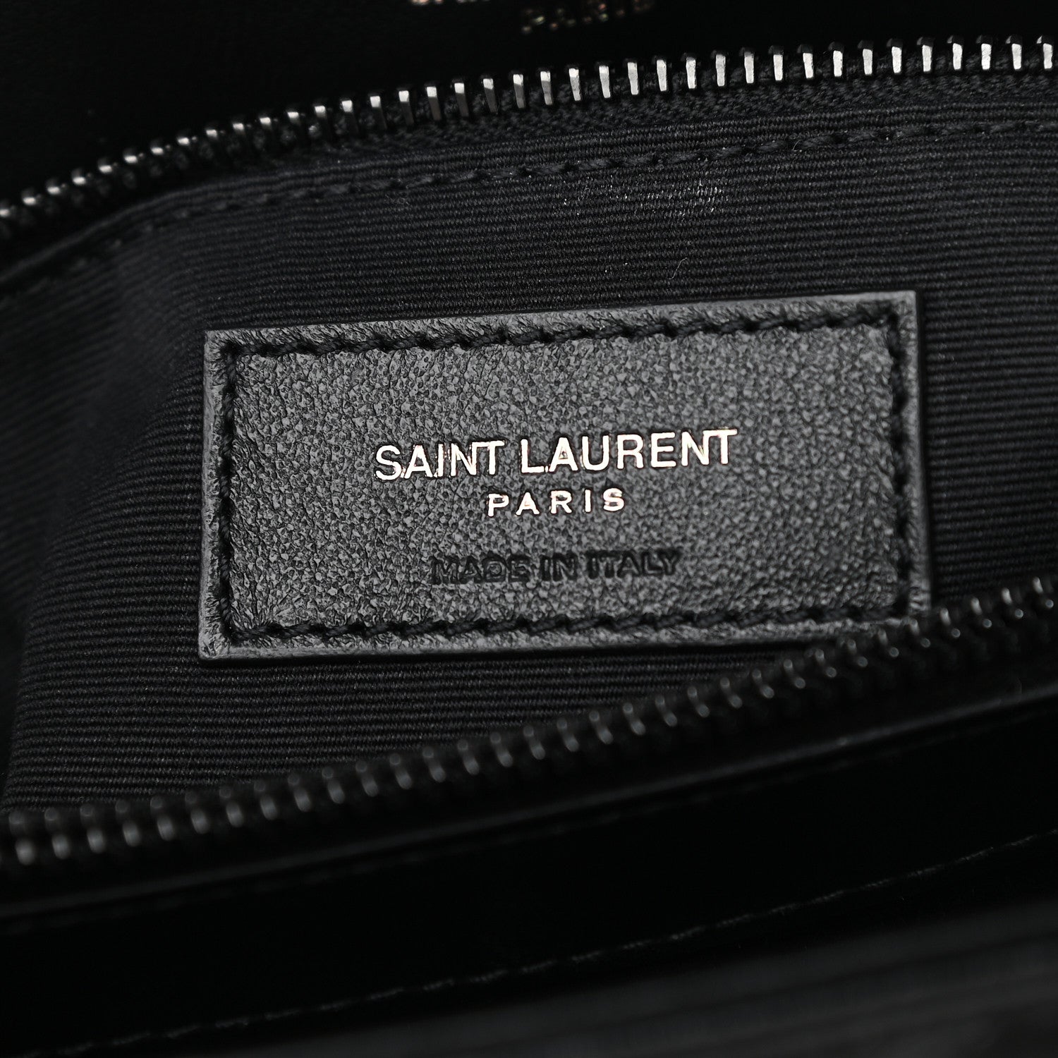 Saint Laurent Calfskin Y Quilted Monogram Medium Loulou Chain Satchel Black 6 of 11