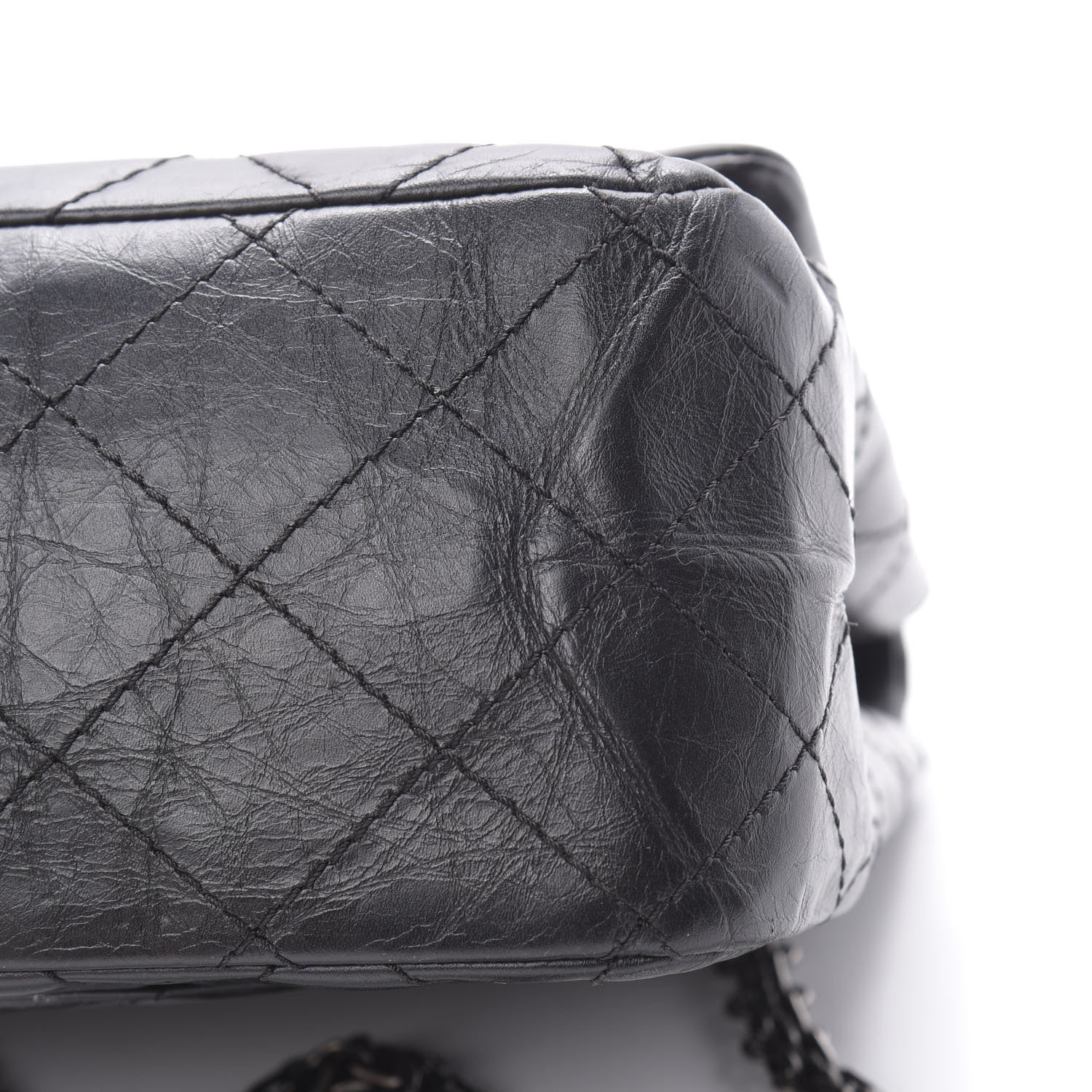 Chanel Aged Calfskin Quilted 2.55 Reissue 226 Flap Black 15 of 17