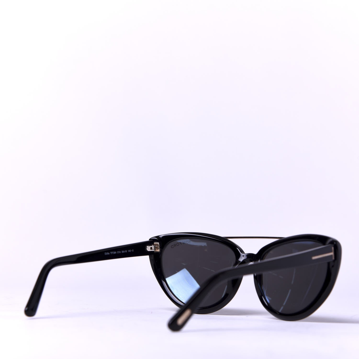 Tom Ford Edita Sunglasses TF384 Black 4 of 8