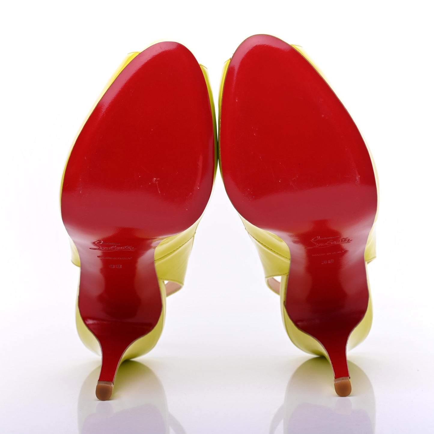 Patent No Prive 100 Pumps 38 Lemon